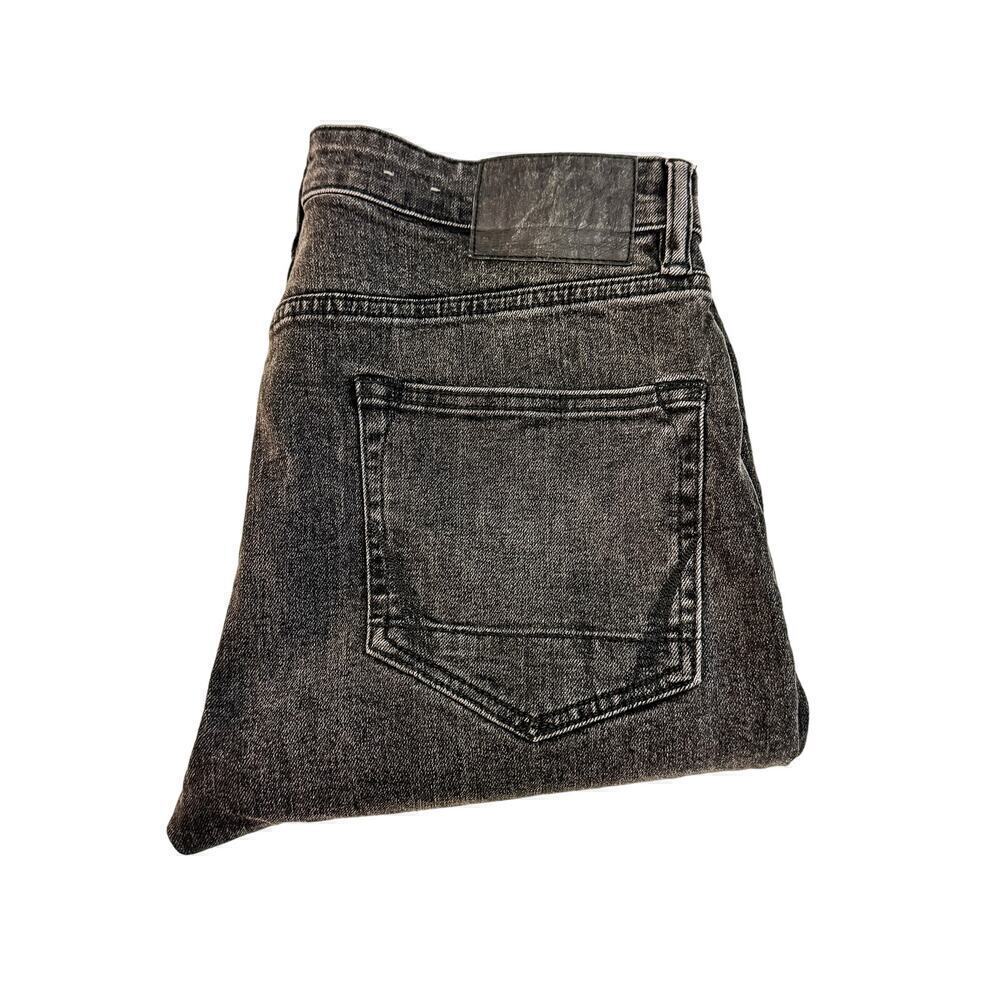 All Saints Cigarette Charcoal Distressed Denim Jeans Size 30 x 30